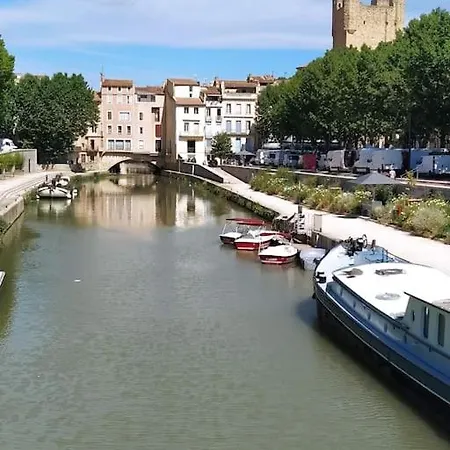 Apartment Avec Balcon, Bord Du Canal, Wifi. Narbonne